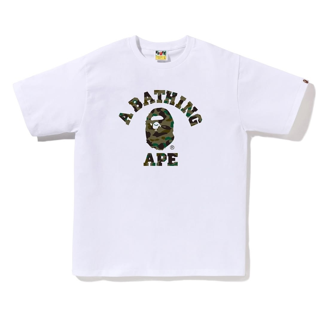 [베이프정품] 반팔티 퍼스트카모 컬리지 티 BAPE 1ST CAMO COLLEGE TEE
