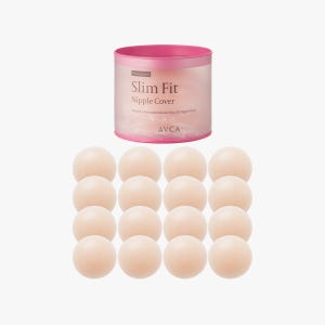 [아브카] 여성용 프리미엄 실리콘 슬림 핏 방수 니플밴드 패치 65mm 16P (8쌍)