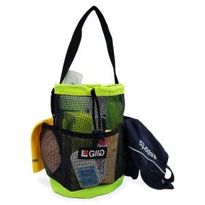 메쉬 가방 포켓 손가방 비치 물놀이 수영장 목욕 온천 워터파크 수영복 물빠짐 수영가방