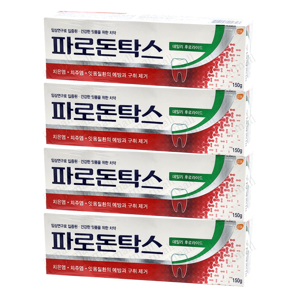 파로돈탁스 쿨링 민트 잇몸치약 100g, 12개