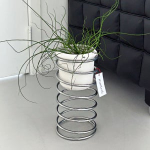 일일미학 스프링 화분 스테인리스 미드센츄리 인테리어 소품 화분 스몰