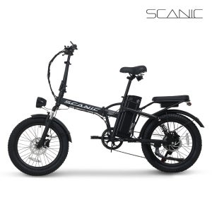 AU테크 스카닉 M20 MAX 고출력 최대 850W 접이식 전동 전기자전거 48V 20Ah 블랙(무광), 50.8cm(20인치)