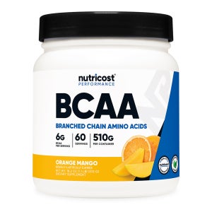 뉴트리코스트 BCAA 6,000mg 파우더 480g 오렌지 망고맛 60회분
