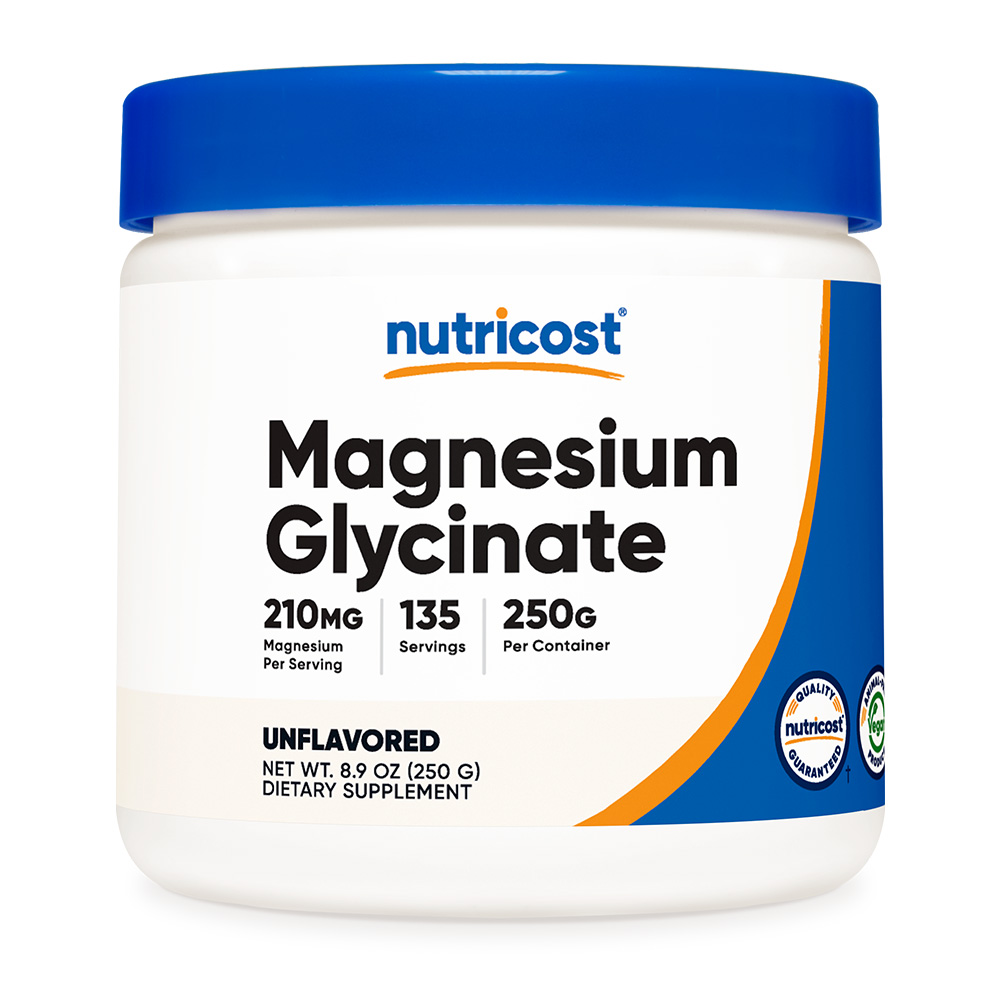 뉴트리코스트 <b>마그네슘</b> 글리시네이트 <b>파우더</b> 250g 135일분