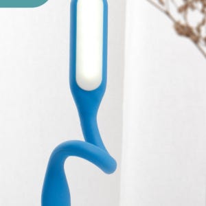 휴대용 노트북 야간등 LED 조명 램프 빛 라이트 블루