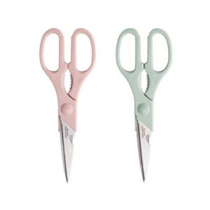 락앤락 컬러플 주방 가위 22cm 민트/핑크 삼겹살 갈비 업소 가정 캠핑 오프너 가위