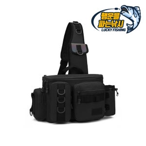 행운을파는낚시 밀리터리 보조가방 루어낚시 크로스백 슬링백
