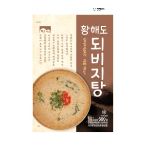 고향식품 황해도되비지탕 600g x 5팩세트 콩비지찌개 간편 냉동식품 업소용식자재