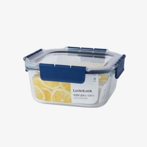 락앤락 오븐글라스 탑클라스 정사각 밀폐 1.4L이유식 냉동밥 전자렌지 냉장고 정리용기