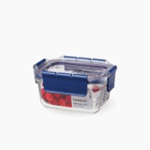 락앤락 오븐글라스 탑클라스 직사각 밀폐 380ml 이유식 냉동밥 전자렌지 냉장고 정리용기