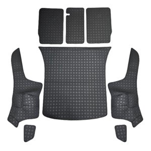 테슬라 모델Y 트렁크 풀커버 매트 인조가죽 풀커버리지 모델Y 용품 악세사리 8pcs/1set