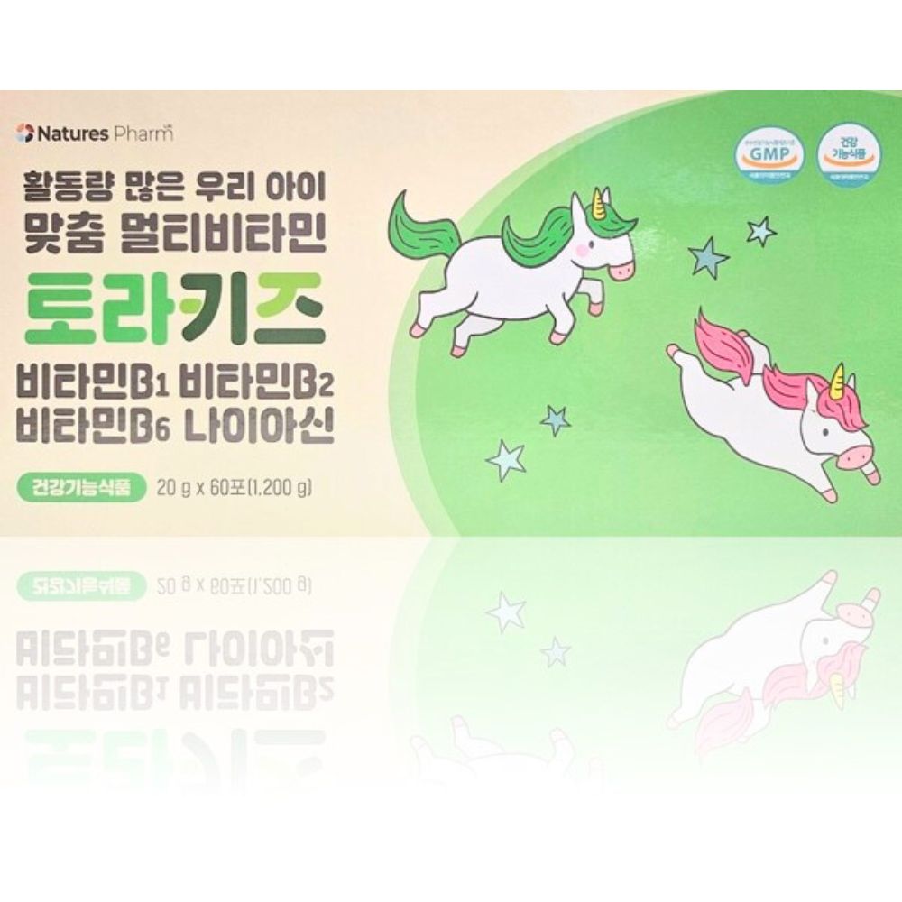 토라키즈 어린이 멀티<b>비타민</b> 젤리형 (20gX60포) 활동량이 많은 아이 멀티<b>비타민</b>
