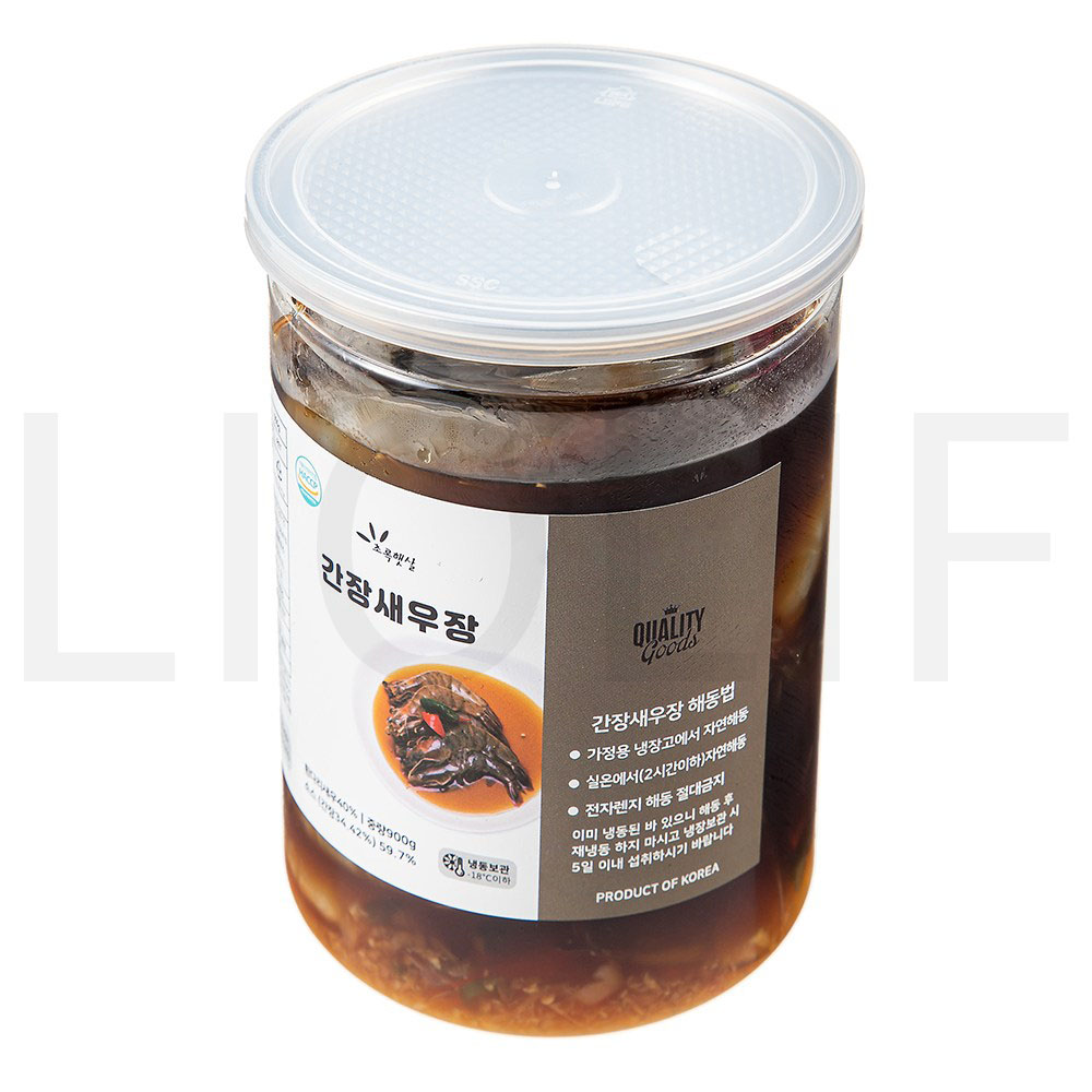 초록햇살 대하장 간장새우장 (냉동), 900g, 1개