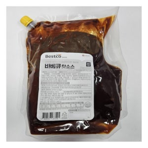 베스트코 바베큐 핫소스 2kg 고추장소스 대용량 냉장 업소용 매운맛