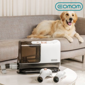 이오맘 7 in 1 에어클린 애견 이발기 EOM-PHC01 강아지 고양이 바리깡 미용기
