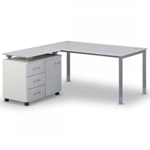 재택근무 사무책상 TS 믹스일자책상 수입 사이드서랍장 사무용책상세트 국산