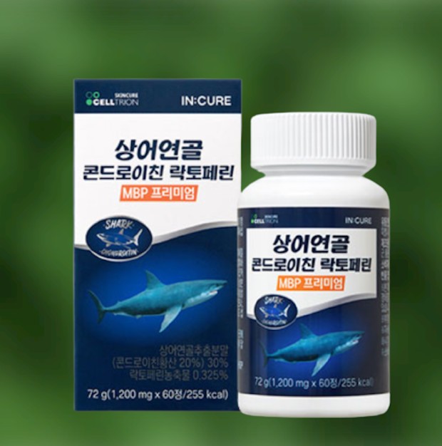 [셀트리온] 인큐어 상어연골 콘드로이친 MBP 프리미엄 1200mg 60정