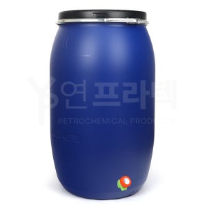 대형 물통 HDPE 플라스틱 수도꼭지달린 드럼통 농업용 말통 200L