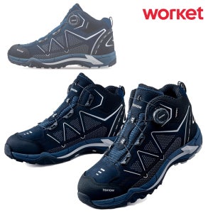 WORKET-171S 워킷 경량 안전화 6목 메쉬 TPU몰딩 내구성 쾌적한 현장화 기능화