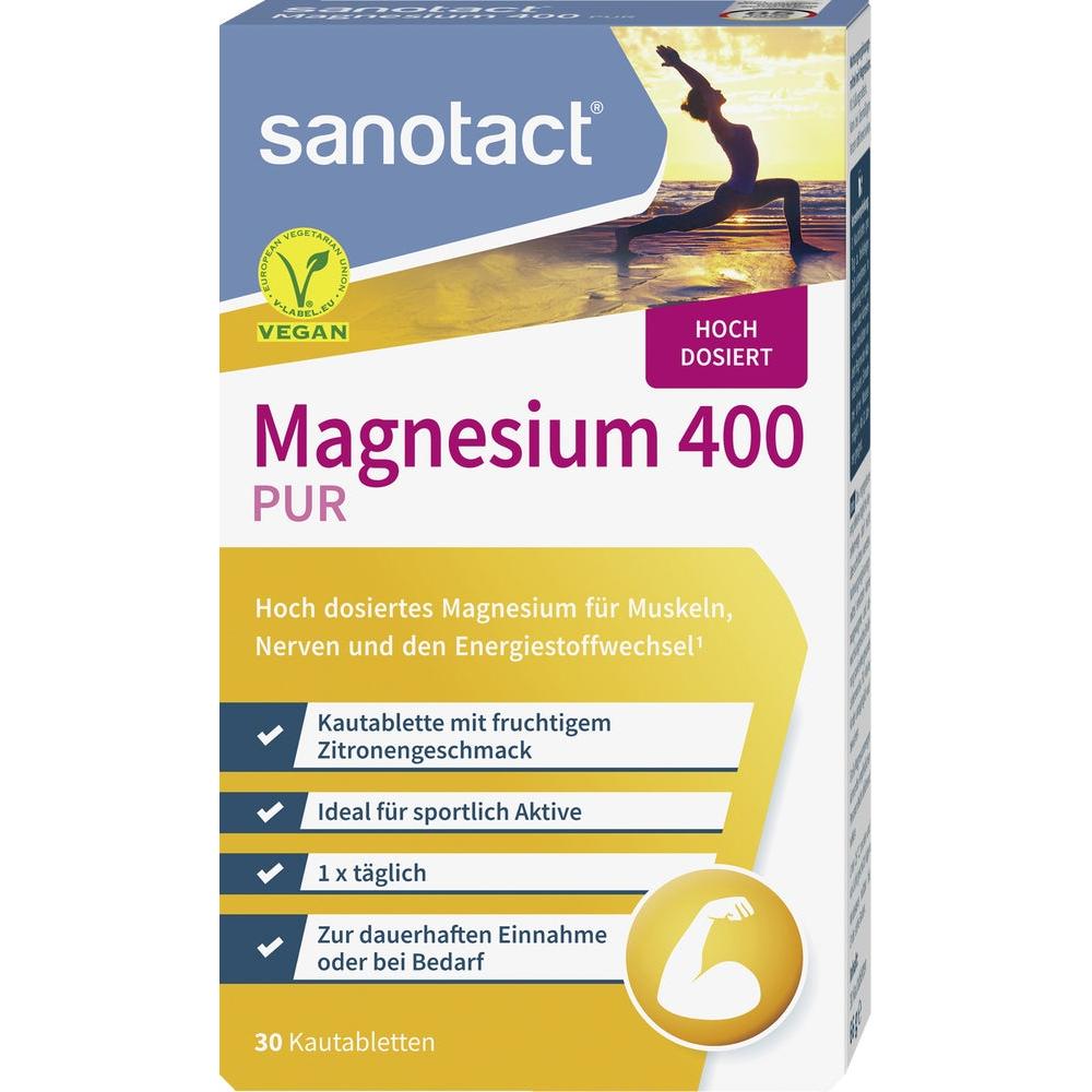 독일 자노탁트 <b>Sanotact 마그네슘</b> 400 츄어블정 30정