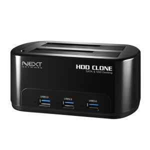 [이지넷유비쿼터스] NEXT-651DCU3 HUB USB3.0 2Bay 클론 도킹스테이션