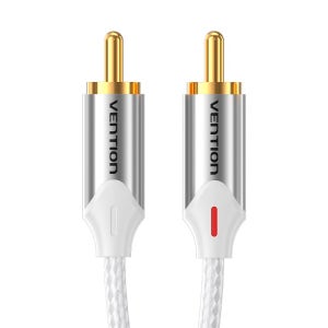 벤션 실버 프리미엄 2RCA-2RCA 케이블 3m BCQII