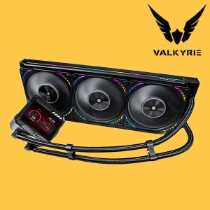 국내정품 발키리 V360S ARGB LCD CPU 수냉쿨러 블랙