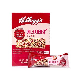 켈로그 에너지바 레드베리 25g x 12개입