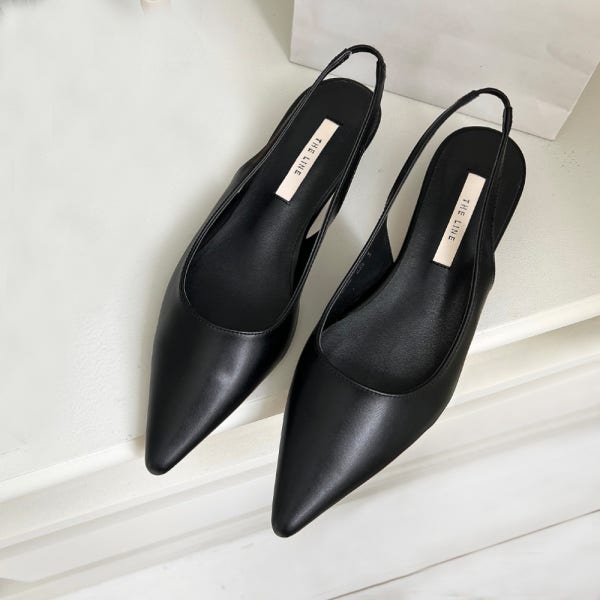빅사이즈 키튼힐 슬링백구두 스틸레토 슬링백 힐 3cm 5cm 7cm