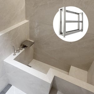 팝시스템 타일(조적)욕조용 데크수전 프레임 POP SYSTEM POP-TUB6850