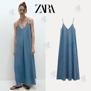 자라 ZARA 롱 여름 나시 니트 원피스