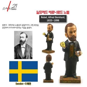 손으로 만든 수지 공예 세계 유명인 스웨덴 노벨 입상 홈 오피스 장식 컬렉션, 선물