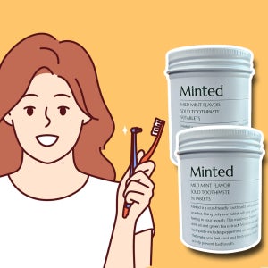 민티드 고체치약 마일드민트 불소 올리브영 씹는 기본 180정