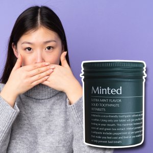민티드 고체치약 울트라민트 불소 올리브영 계면활성제없는 씹는 기본 90정