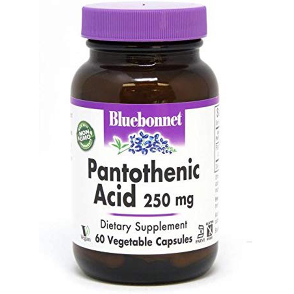 BlueBonnet - Pantothenic Acid 블루보넷 <b>판토텐산 250mg</b> 60정