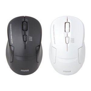 로제트 고성능 조용한 컴퓨터 노트북 무소음 무선마우스 블랙 화이트 가벼운 휴대용 PC 무선형 마우스