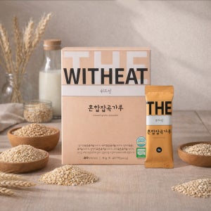 위드잇 유기농 혼합잡곡가루 40개입, 국산 5곡 잡곡쌀 소화 잘되는 유아식 이유식 재료