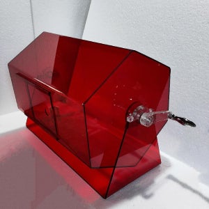 에스셀러 이벤트 행사용 아크릴 룰렛돌리기 경품추첨상자 랜덤뽑기