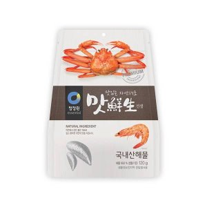 청정원 자취 맞벌이 맛선생 해물 120g 한식 조미료 찌개 칼국수 국 육수