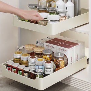 힐로 이지 싱크대 슬라이드 서랍형 선반 정리대