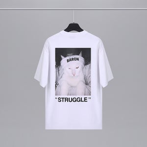 2024S/s Baron - 세미오버핏 - 캣츠 디지털 나염패치티