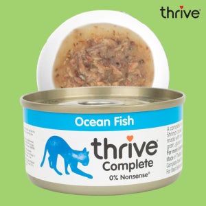 쓰라이브 캔 고양이 주식캔 습식사료 고등어 흰살생선, 75g, 1개