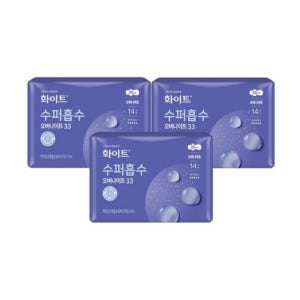 화이트 수퍼흡수 오버나이트 14px3팩