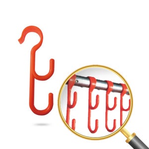 파이프용 전선거치대 2구 국산 PVC 고리내경 40mm 파이프전용 전선걸이대