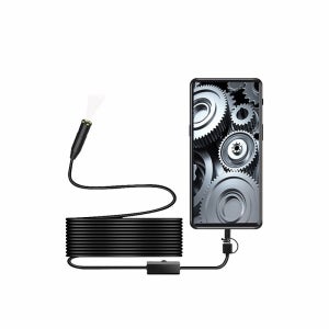 내시경 카메라 자동초점 14mm헤드 10MP 6LED IP68 방수 스마트폰 산업용 차량 에어컨 배관 에바크리닝 오토포커스 와이파이