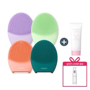 (단독구성) 포레오 루나4 진동클렌저+폼클렌저+실리콘 클렌징 스프레이