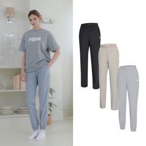 푸마 여성 트리코트 이지웨어 팬츠 3종세트