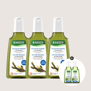 [라우쉬][3개SET] 씨위드 지성두피 샴푸 200ml + GIFT