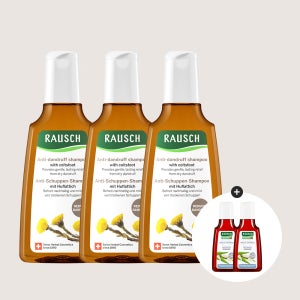 [라우쉬][3개SET] 콜츠푸트 비듬각질 두피 가려움 샴푸 200ml + GIFT