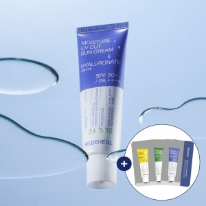[3종 선크림 샘플 증정] 메디힐 수분 유브이컷 선크림 (SPF 50+, PA++++) 50ml, 1개